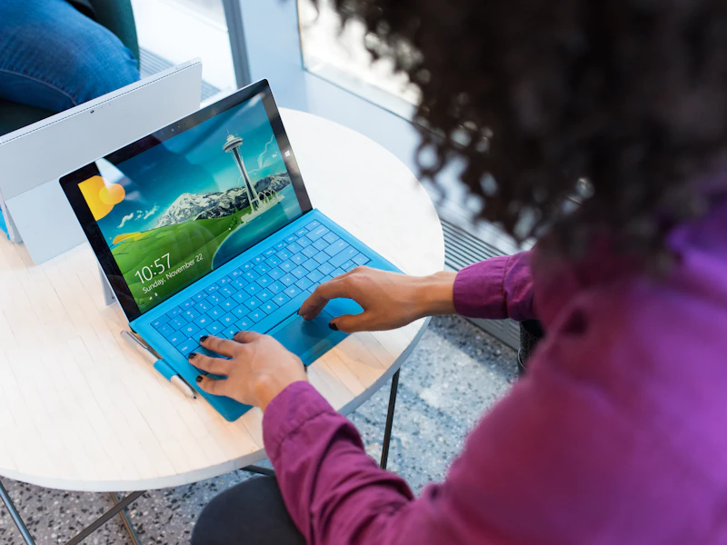 Diverse team of professionals working together